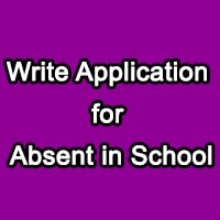 application for absent in school due to fever